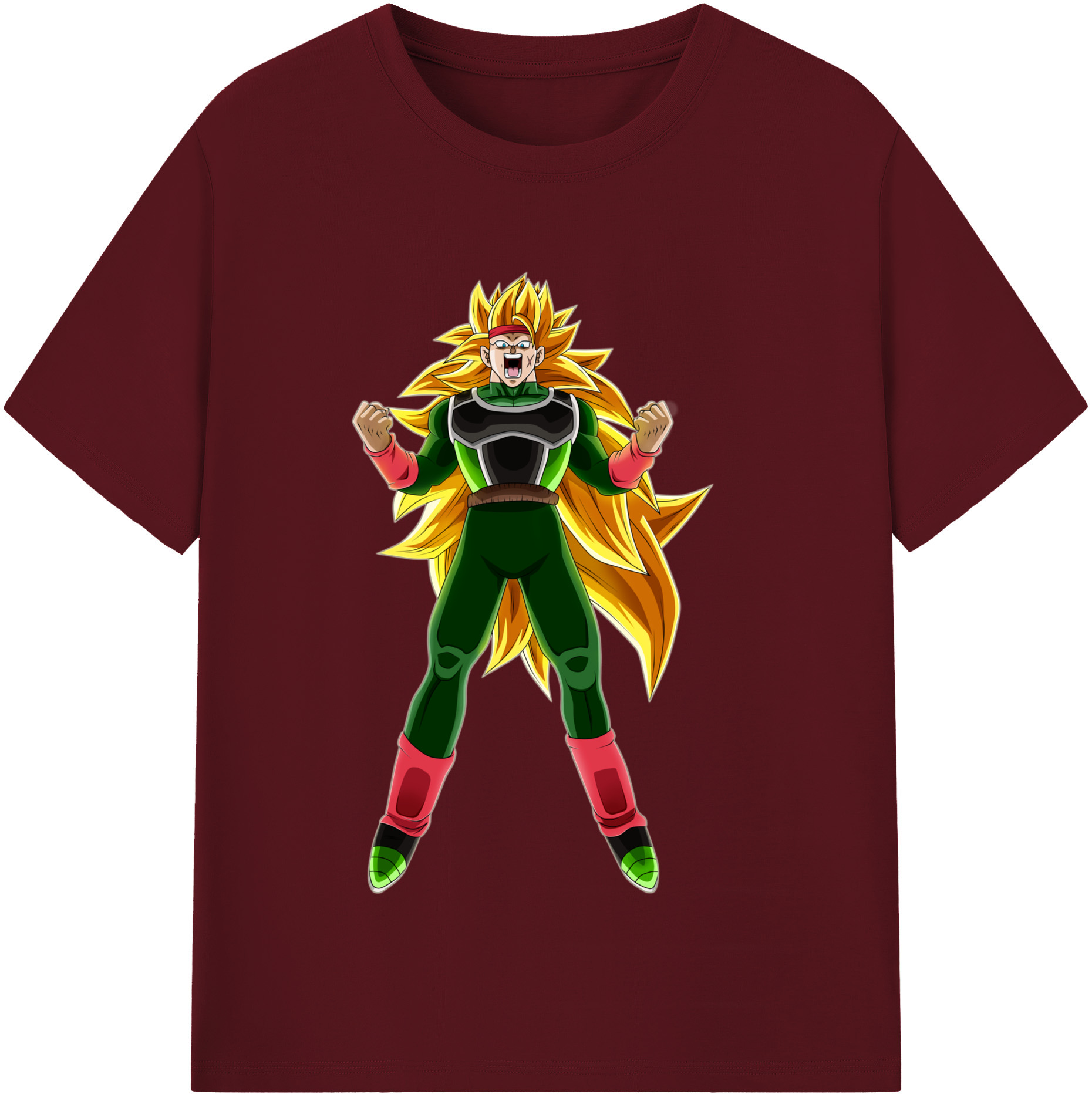 （画像用） ドラゴンボール ブロリー DRAGON BALL Broli 綿100％半袖Tシャツ（フロントプリント）